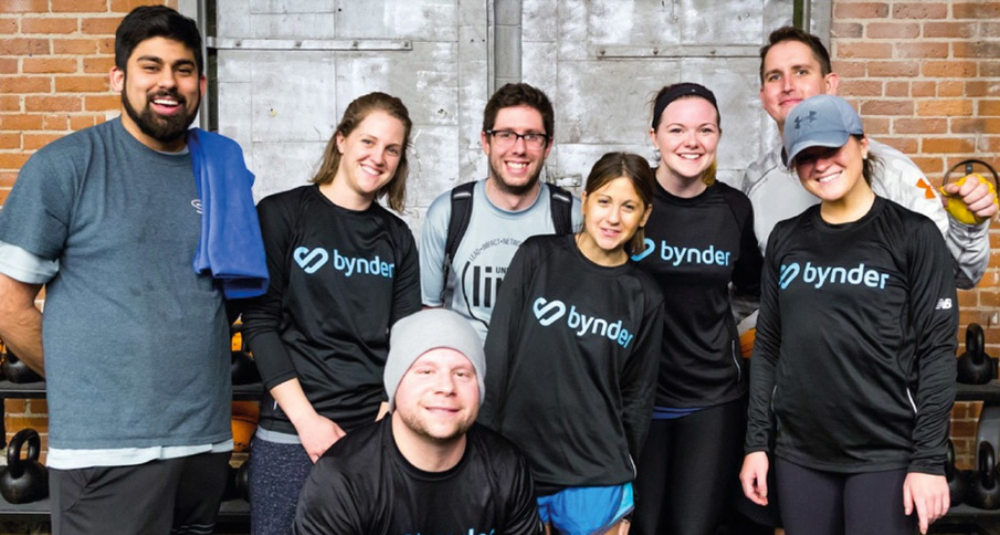 Bynder Boston gets in a spin for a good cause