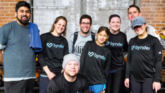 Bynder Boston gets in a spin for a good cause